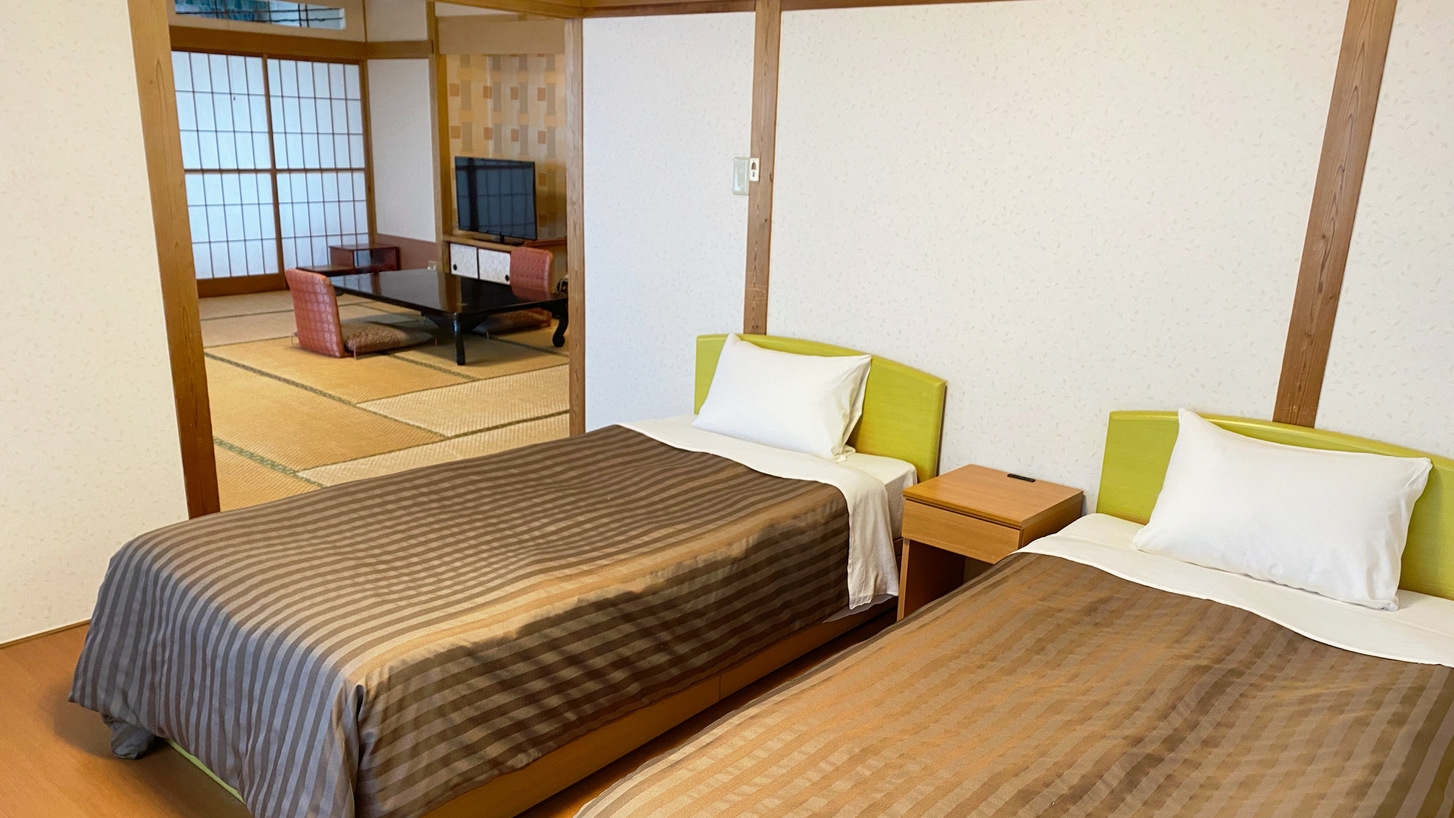 【希少な贅沢】わずか数部屋の和洋室でゆったりステイ!一泊二食付きバイキングプラン！