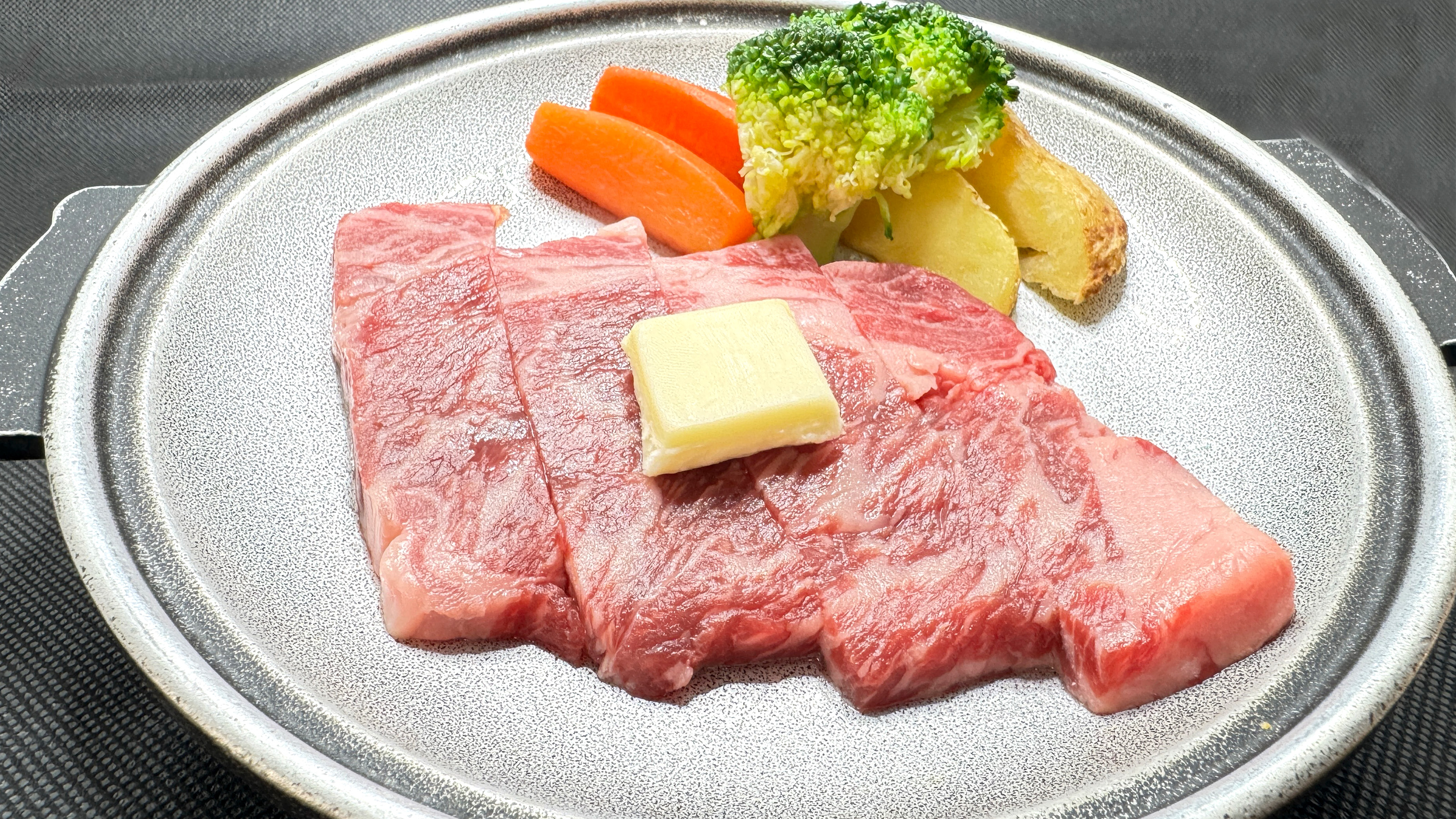 別注料理上州牛のステーキ