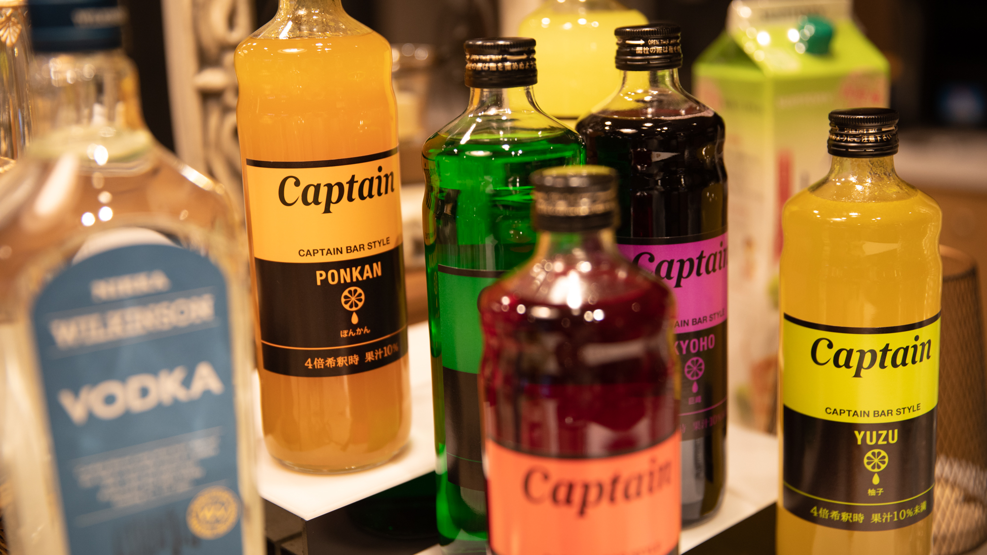 ノンアルコールのシロップもございます