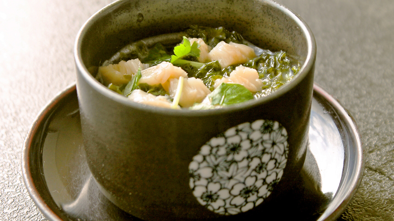 【3～5月　花籠】小柱と地のりの茶碗蒸し