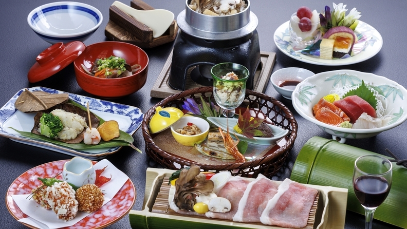 ★八幡平ポークあい＆まいたけ釜飯★女将おススメ♪和食膳【夕食はレストラン】2食付お膳プラン