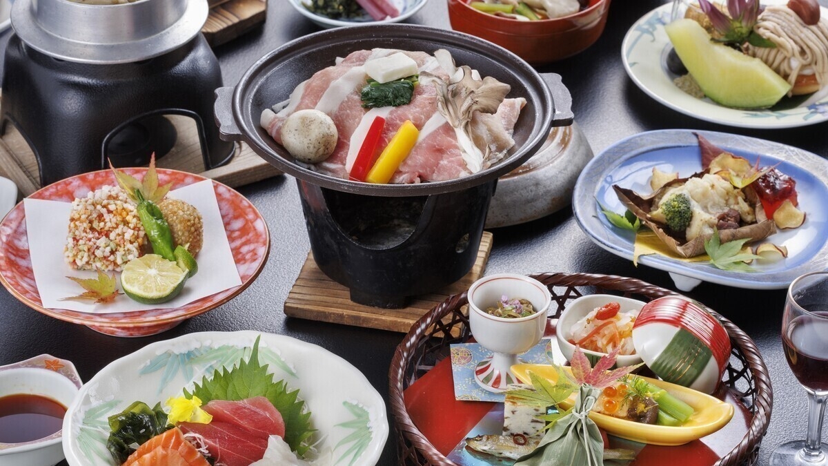 ★八幡平ポークあい★女将おススメ♪和食膳【夕食はレストラン】2食付お膳プラン