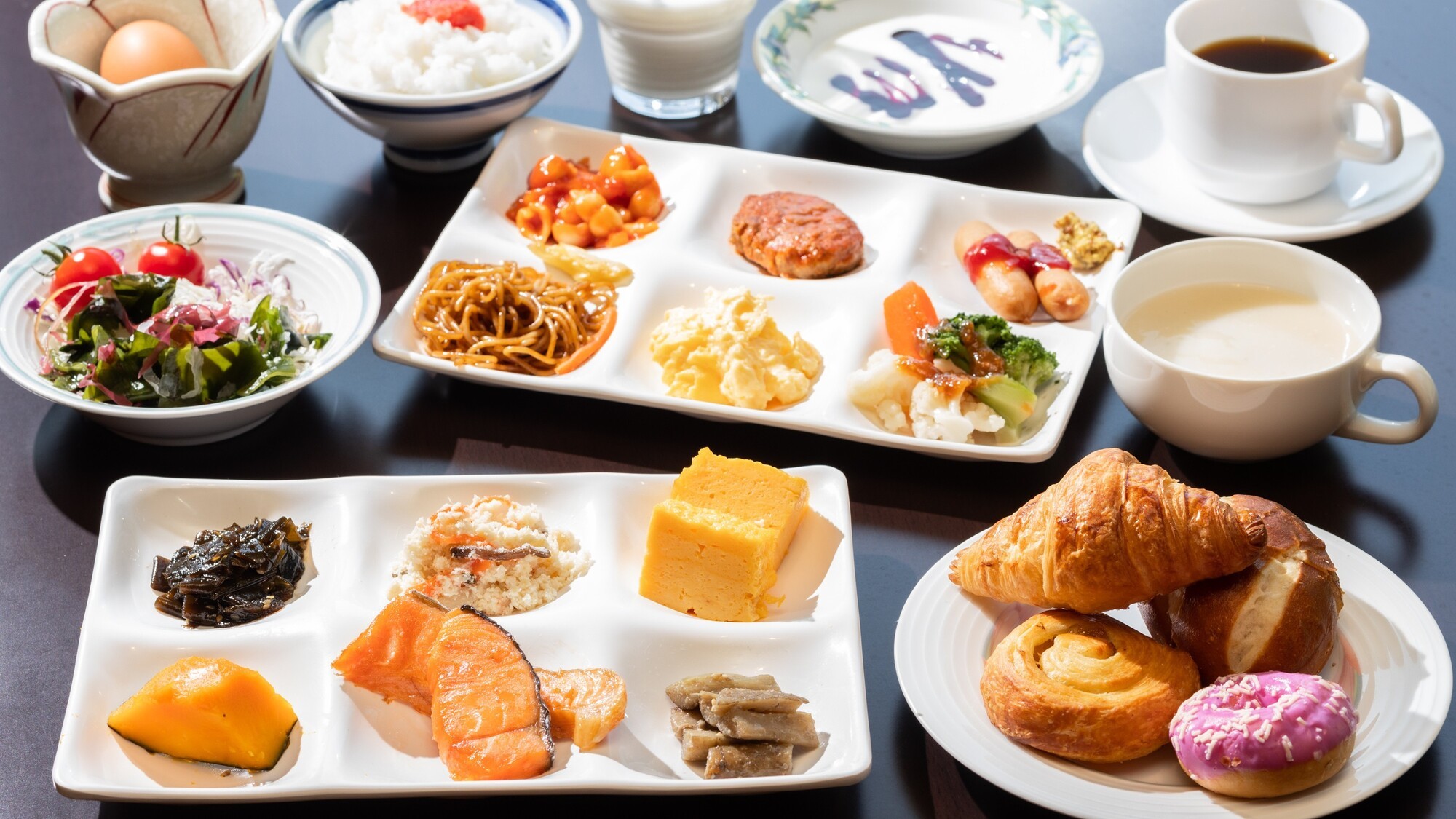 朝食バイキング