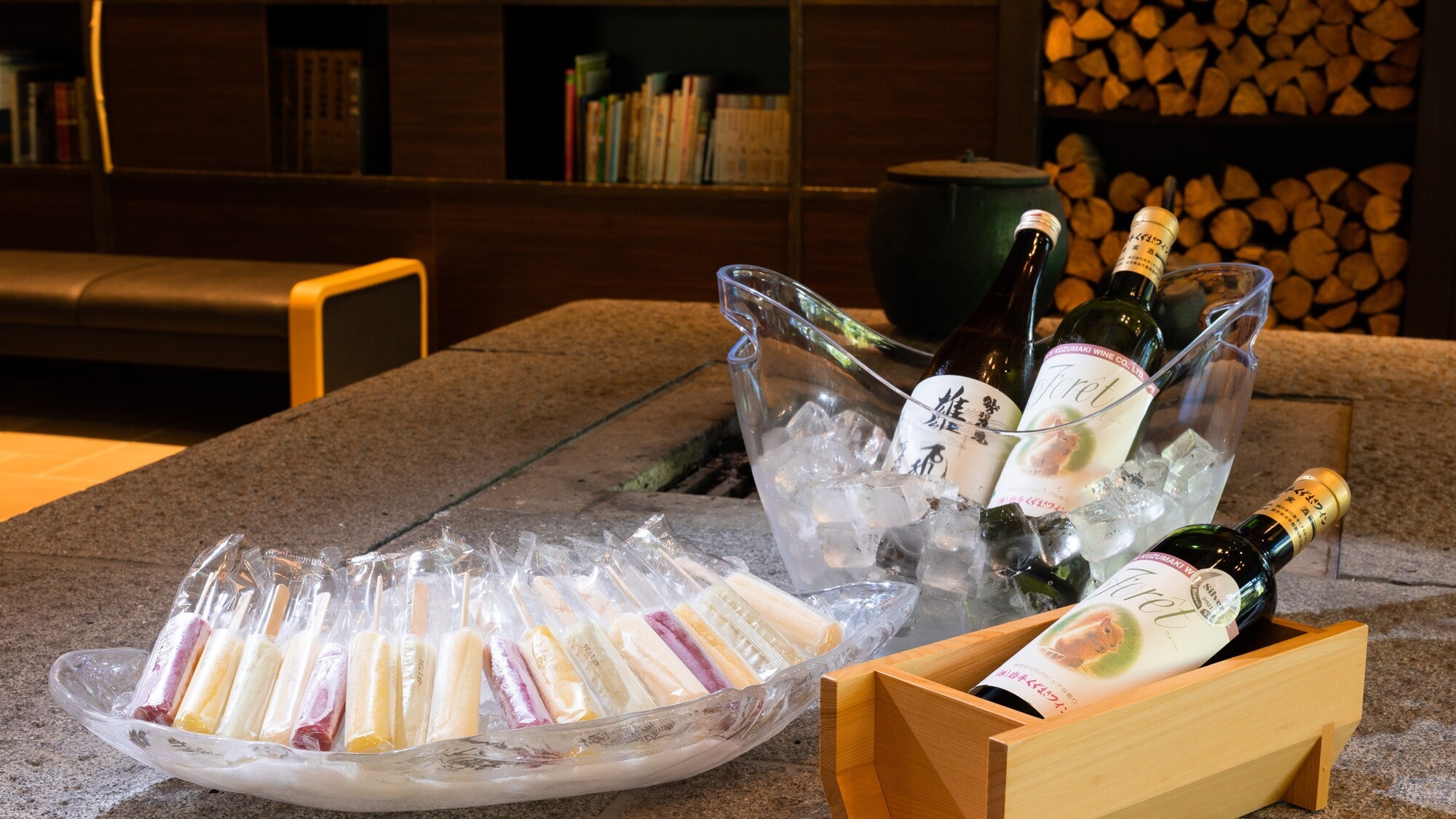 湯上りドリンク＆アイスバー