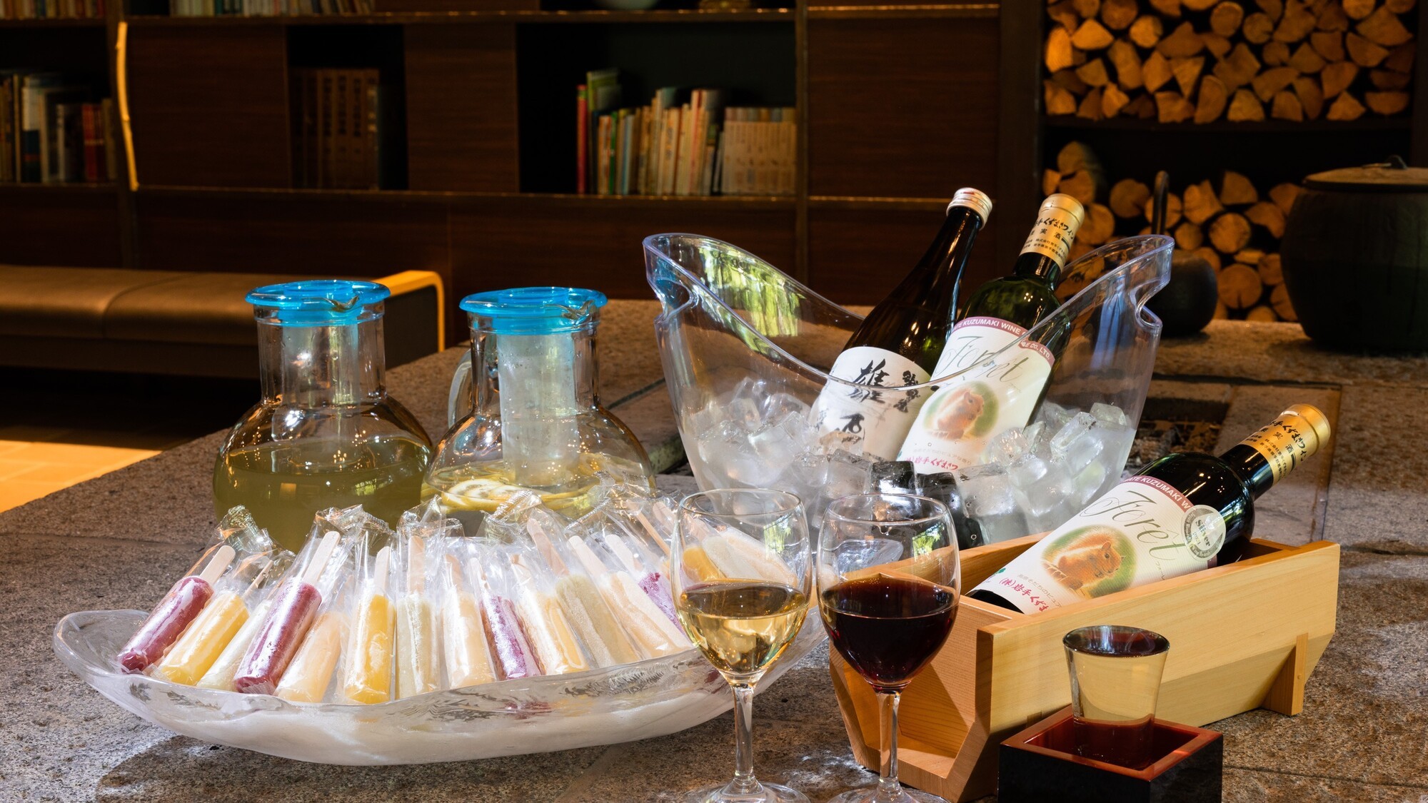 湯上りドリンク＆アイスバー