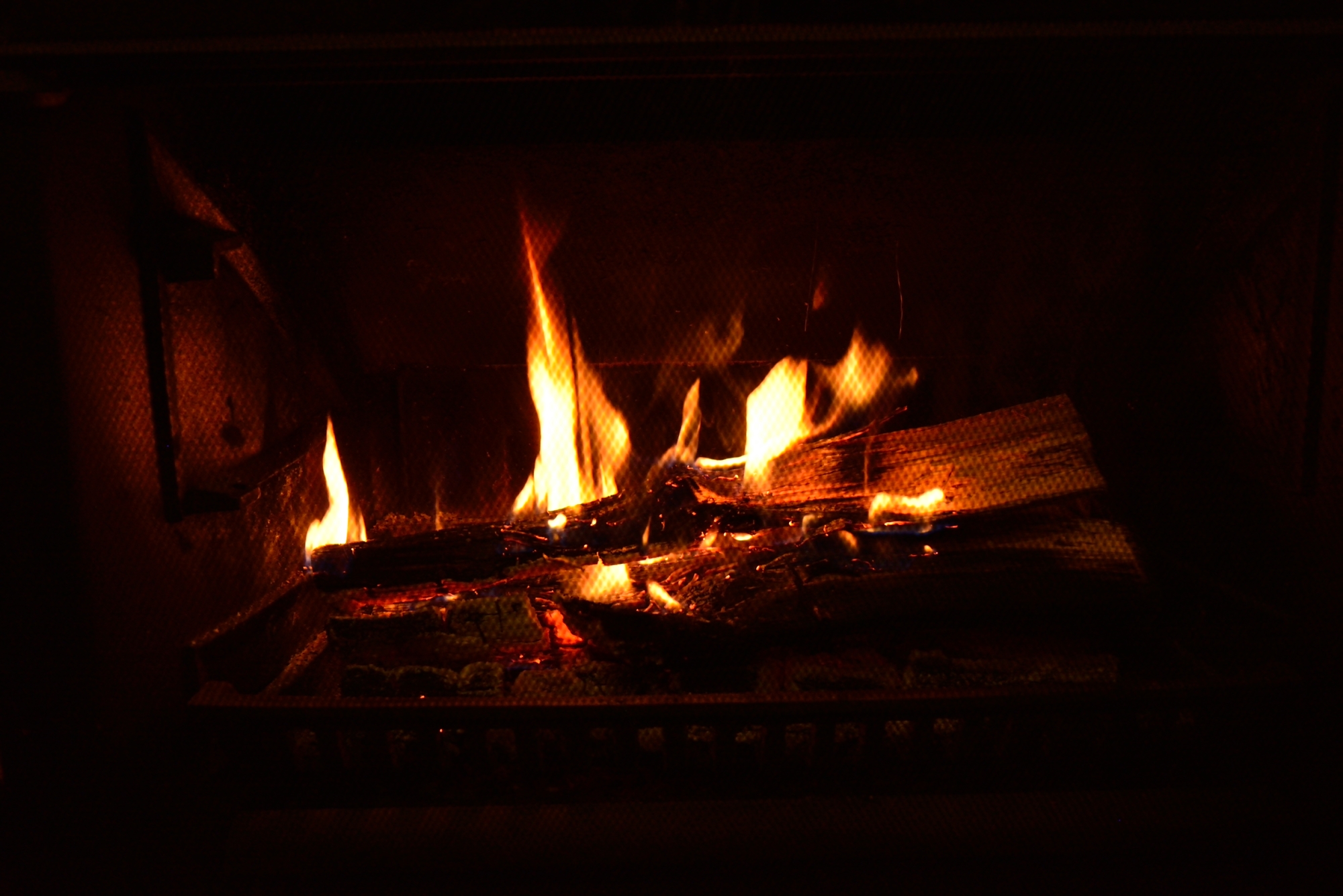 Fire in winter
