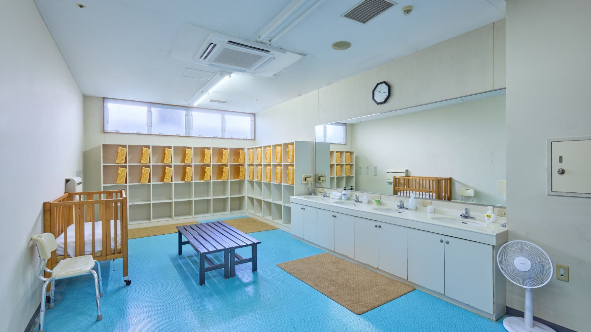 【大浴場】脱衣所