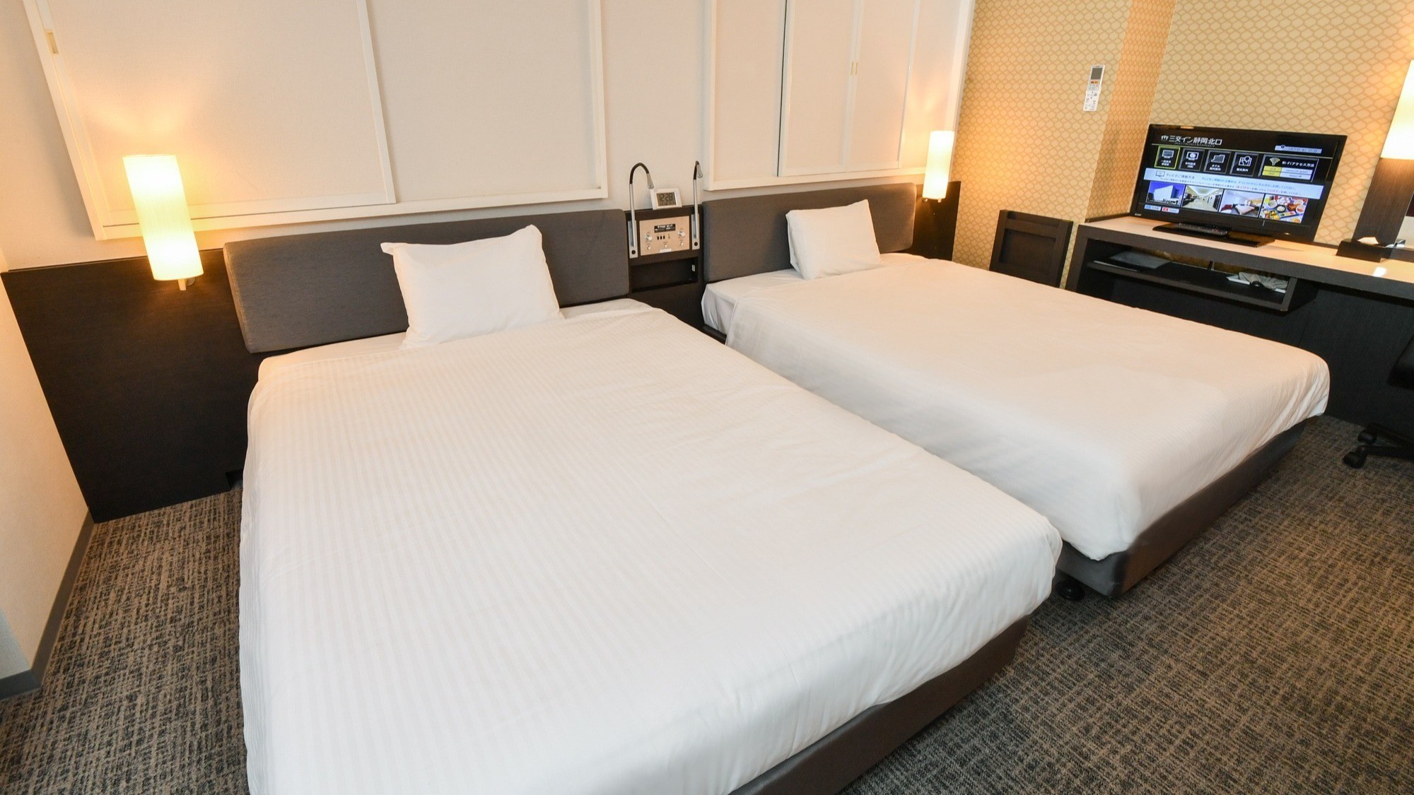 エグゼクティブツインルーム■ダブルベッド2台　(幅140cm)