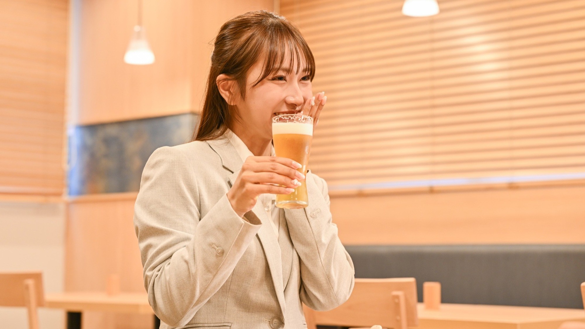 おつ杯で一日の疲れを癒してください。　