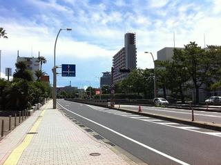 鹿児島県体育館周辺の様子