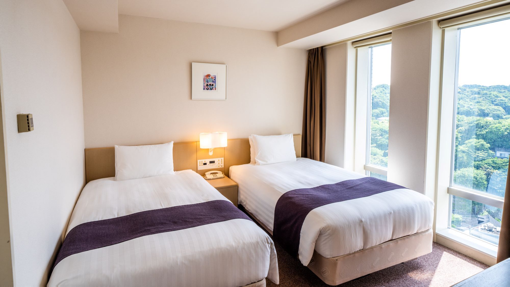 スタンダードルーム(禁煙)：シングルベッド2台