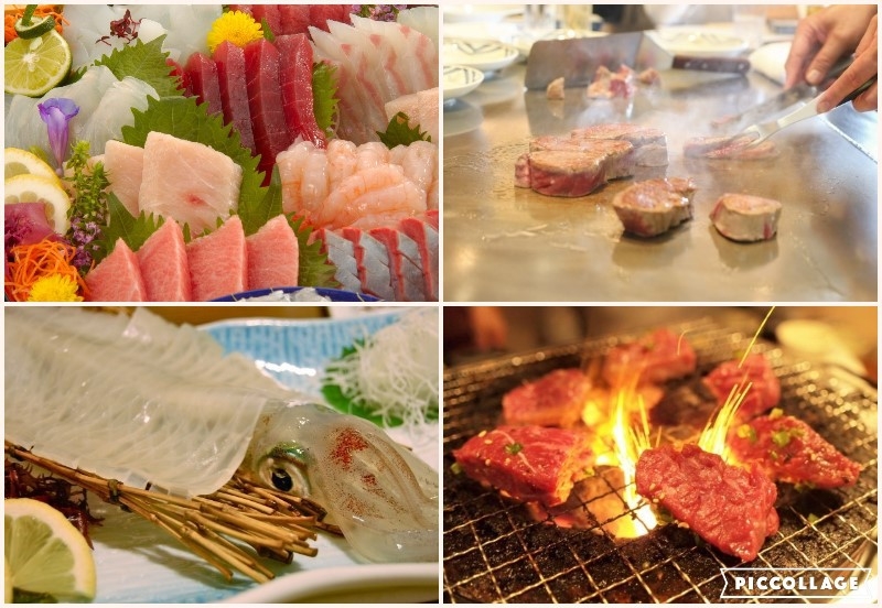 【ご夕食に！】伊万里で人気の飲食店で使える5000円分のお食事券付プラン【海の幸・焼肉・伊万里牛】