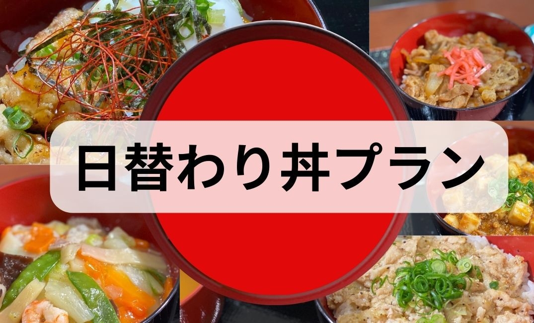 【夕食付/連泊向け】日替わり丼プラン