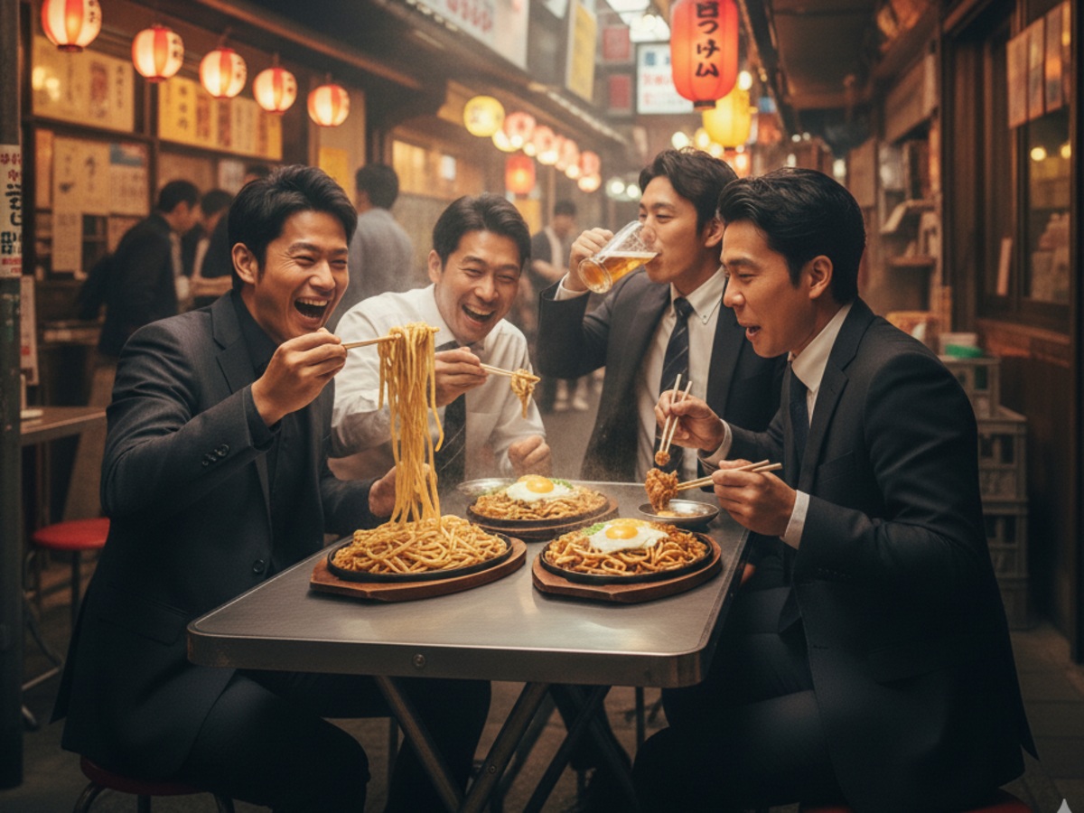 ここでしか会えない本場の味「焼きうどん」をご賞味ください※イメージ