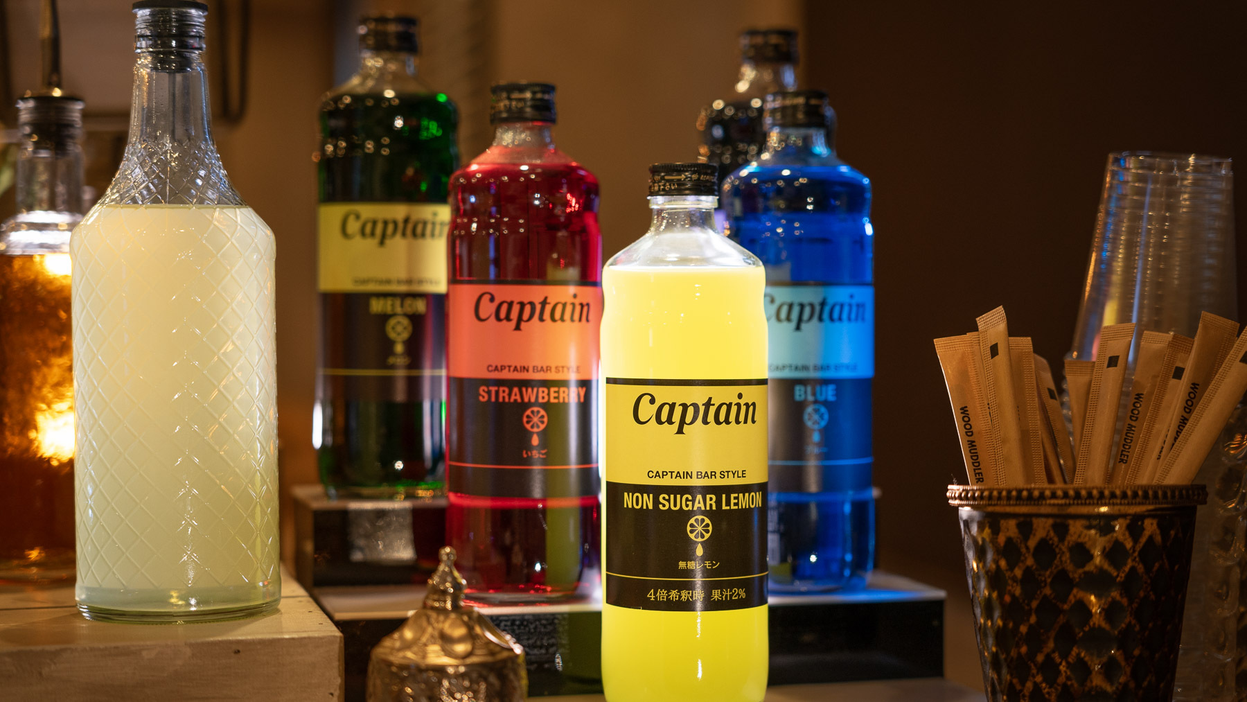 ノンアルコールのシロップもございます