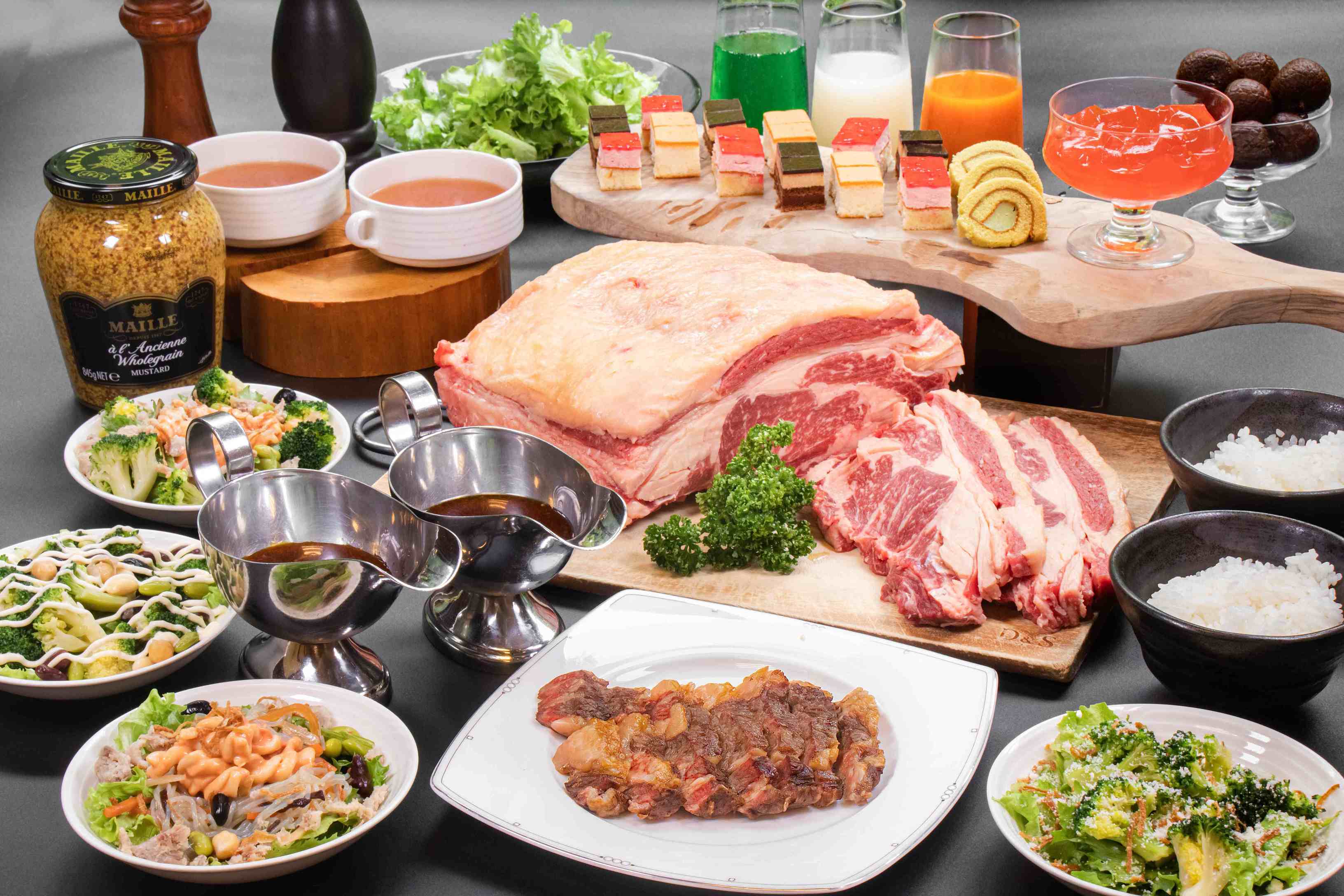 【お日にち限定】国産牛食べ放題ステーキランチ＆日帰り温泉プラン♪〜浴衣・タオルセット貸出付〜
