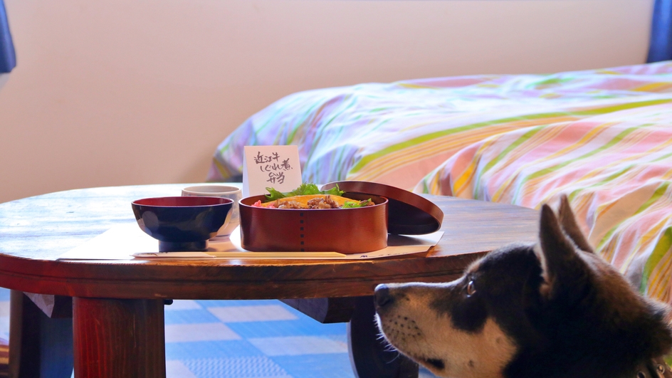 21時まで提供OK！お部屋食♪《近江牛or淡海地鶏しぐれ煮弁当プラン》