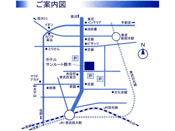 駐車場案内図