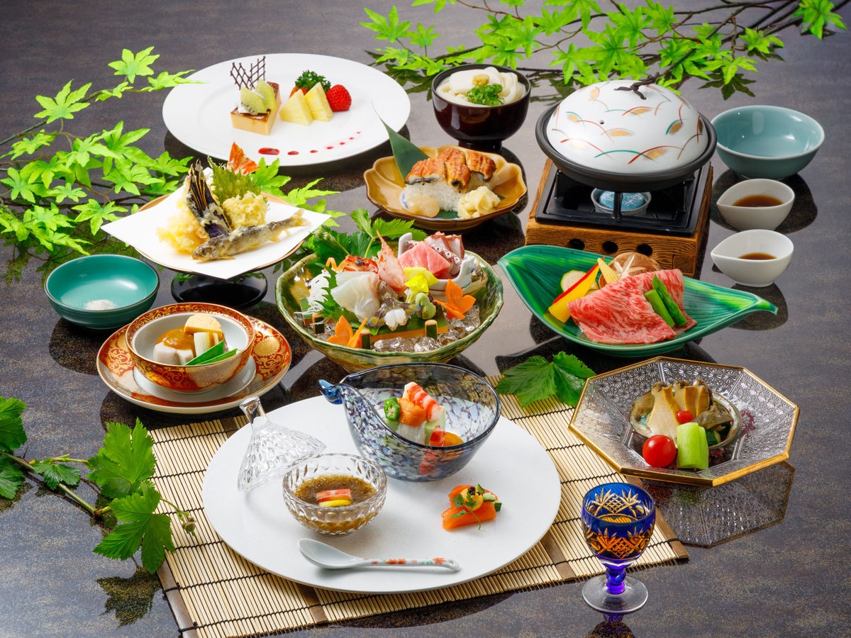 【5〜6月】限定【パールガーデン×琴参閣 共同開催】オリーブ牛＆瀬戸内海の幸満載！料理長特選会席