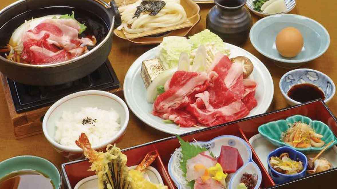 【新プラン】オリーブ牛すき焼き御膳＜オリーブ牛のとろける食感、まろやかな味わいをすき焼きで＞