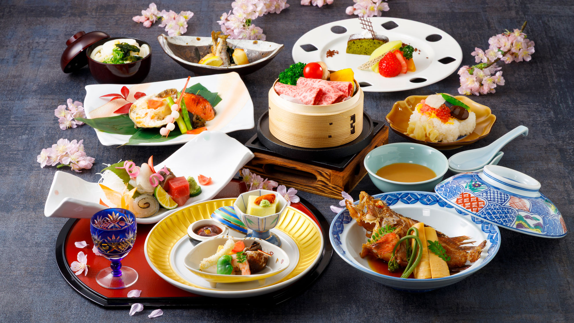 パールガーデン・琴参閣共同開催 3月4月限定　料理長特選おすすめ会席