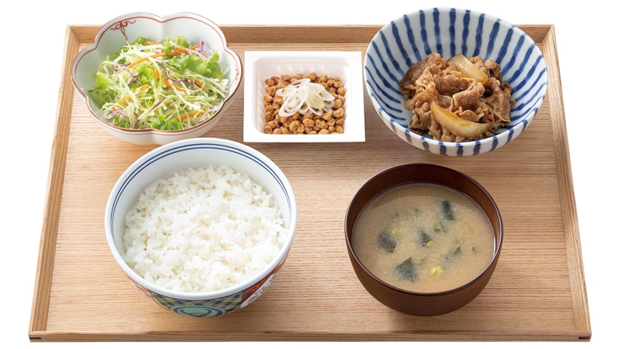 【3/31のご宿泊より変更となります】朝食無料サービス【吉野家】納豆牛小鉢定食