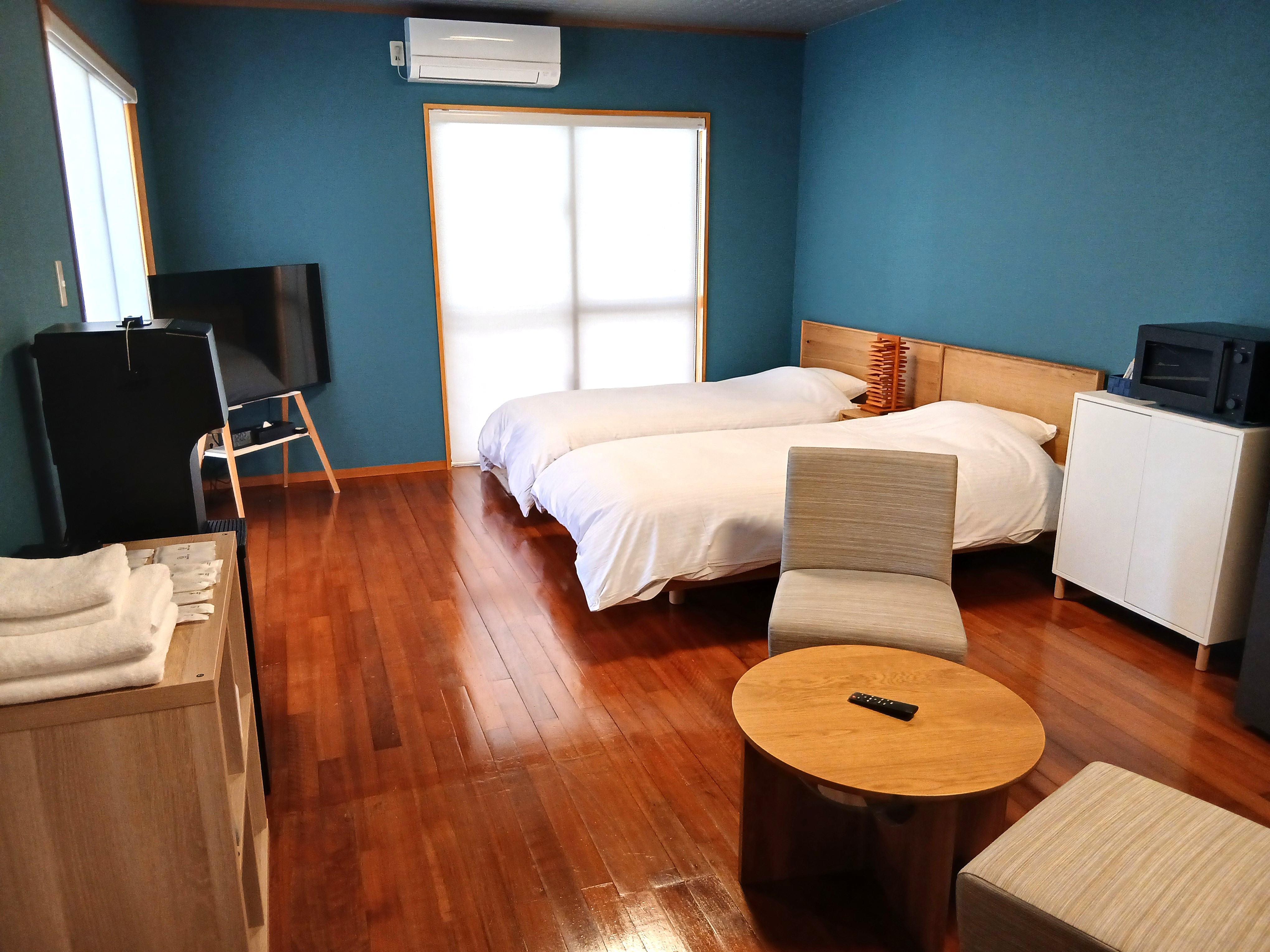 TERRACE付き高層階ツインルーム・キッチン付き