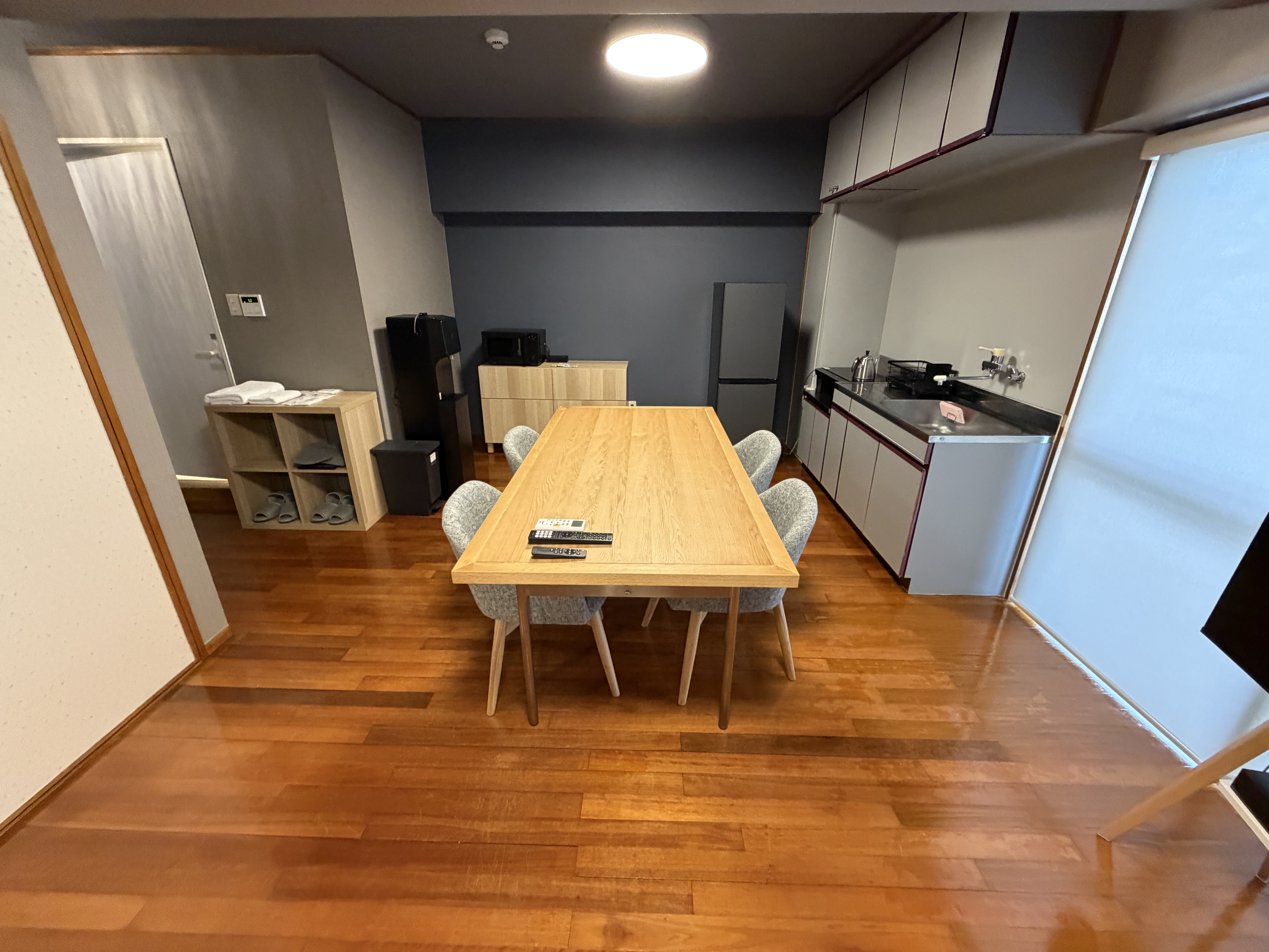 和洋室45平米ツインベッド・キッチン付き