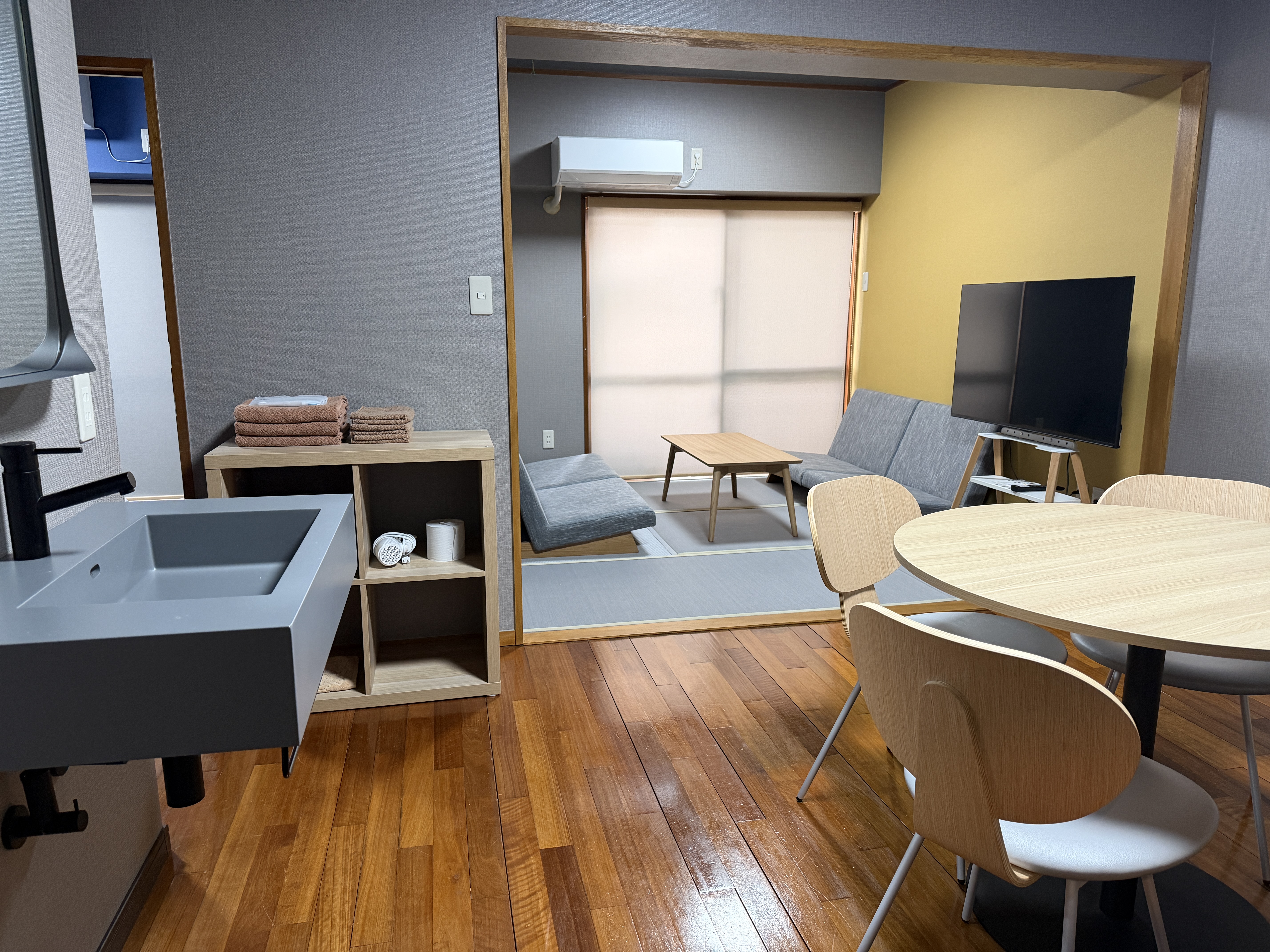 和室3ルームダブルベッド・キッチン無し