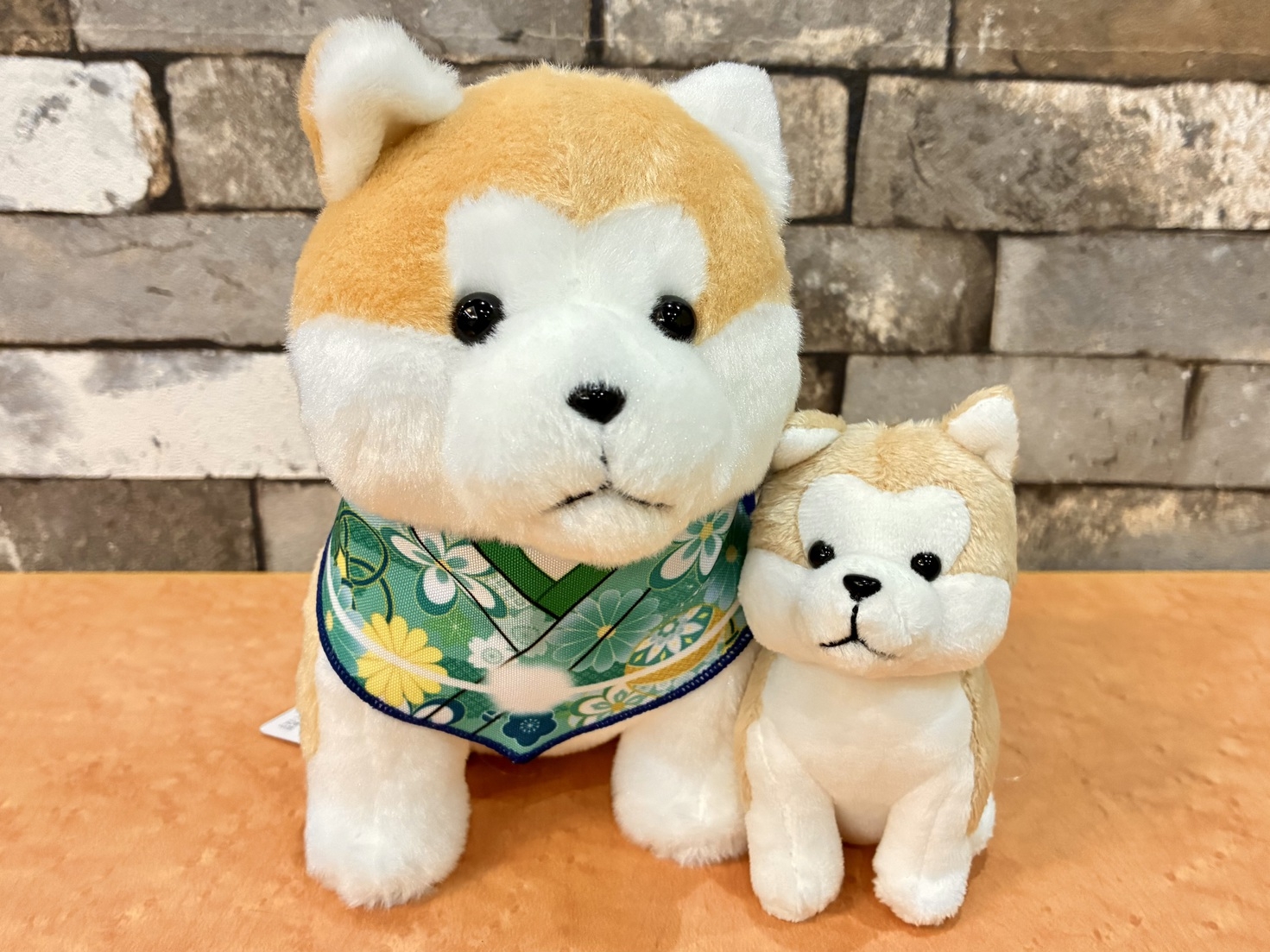 【秋田得旅】《朝食付》『kawaii秋田犬ぬいぐるみ♪親子セット』付　11時レイトアウト