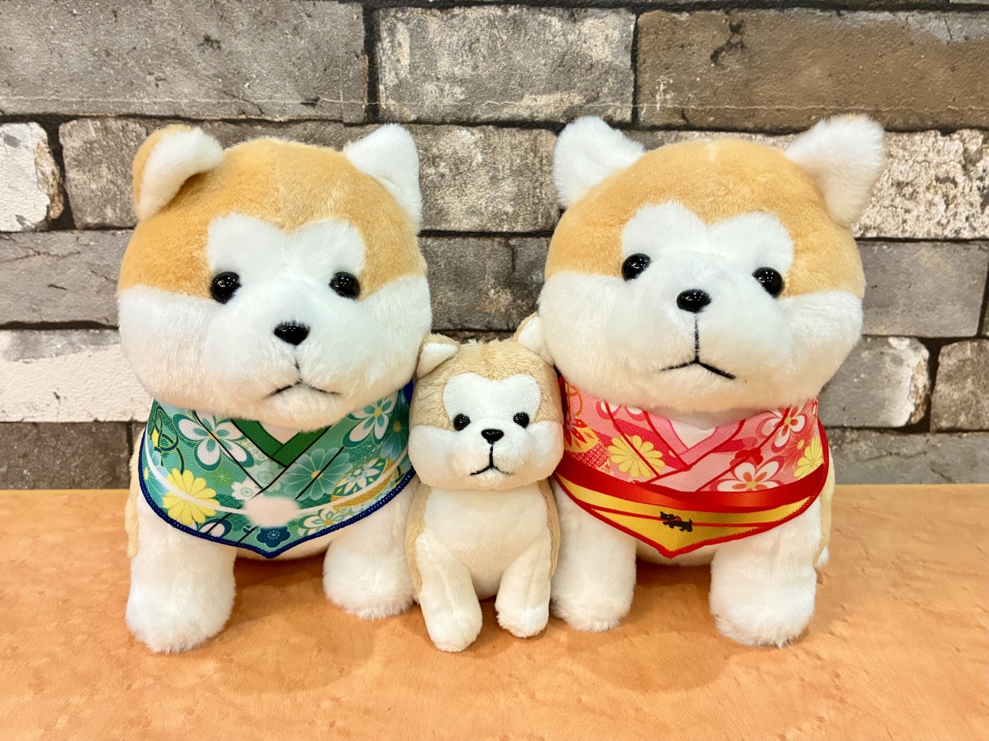 【秋田得旅】《朝食付》『kawaii秋田犬ぬいぐるみ♪ファミリーセット』付　11時レイトアウト