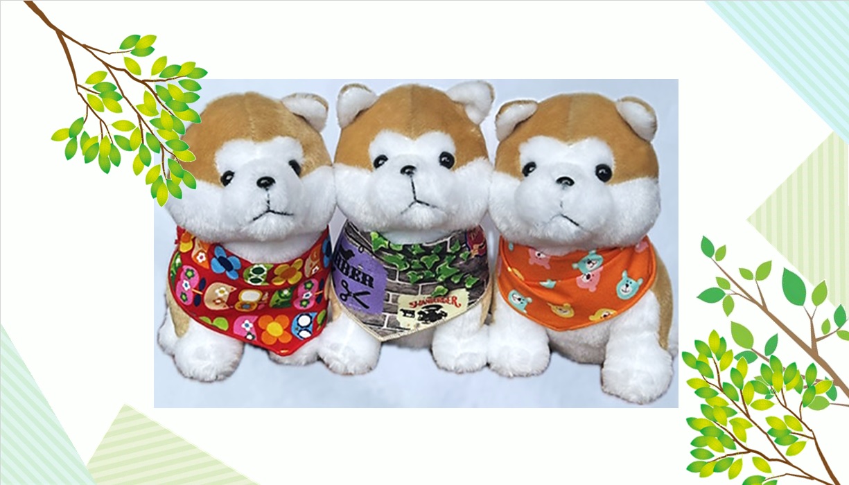 秋田犬ぬいぐるみ