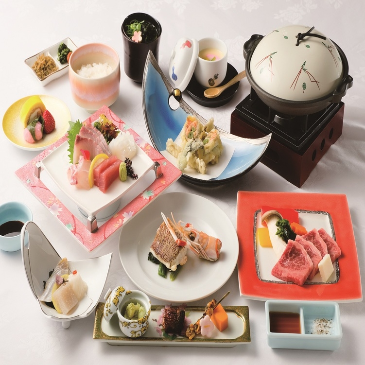 【楽天スーパーSALE】5％OFF★広島A4ランク和牛＆瀬戸内満喫★やまなみ会席コースプラン