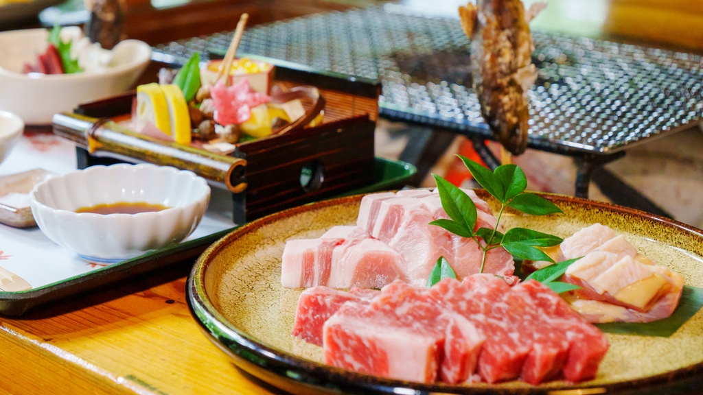 【１泊2食付】囲炉裏を囲んでポッカポカ♪冬季限定炭火焼プラン