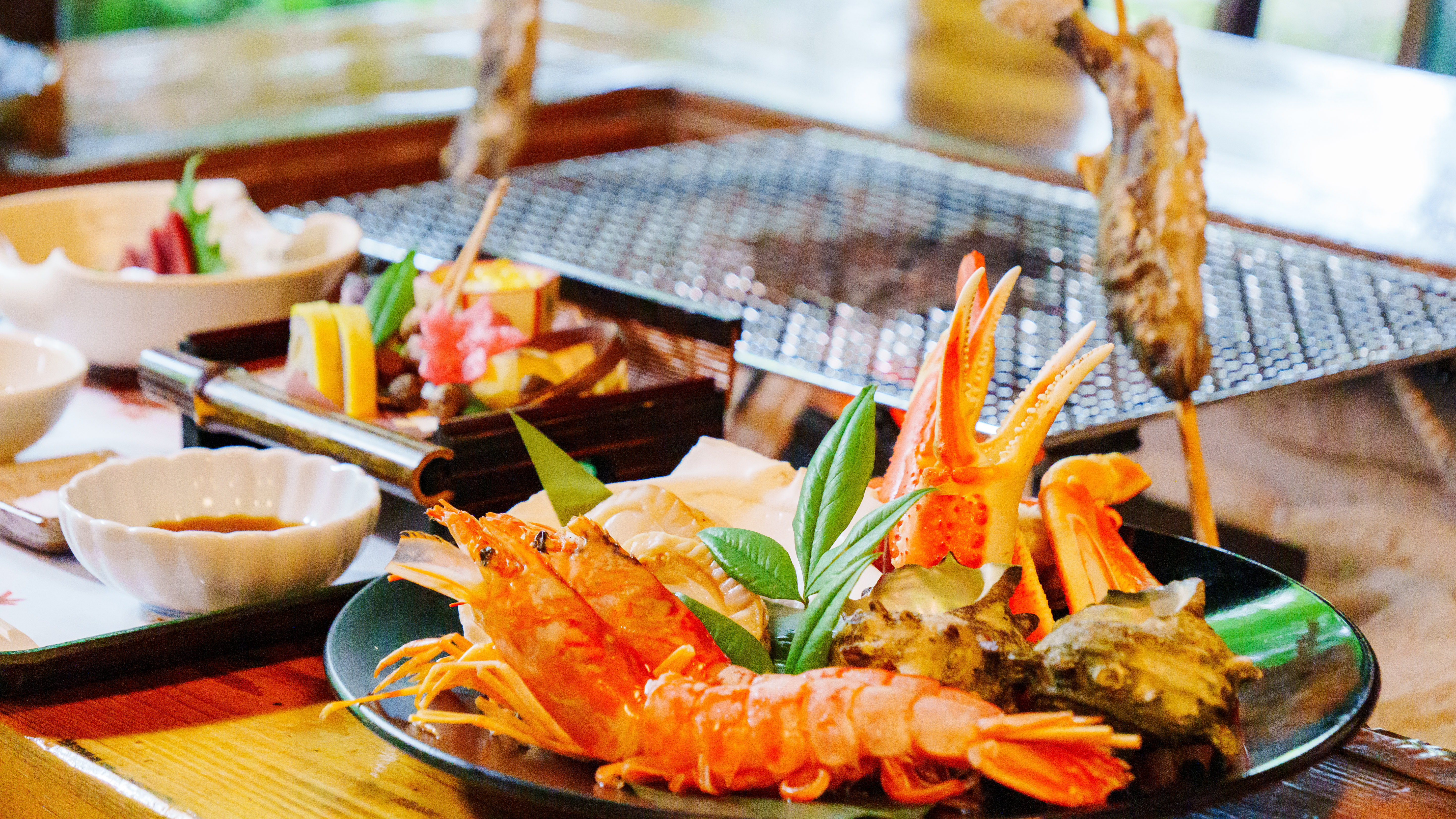 冬季限定囲炉裏炭火焼プラン（海鮮付）