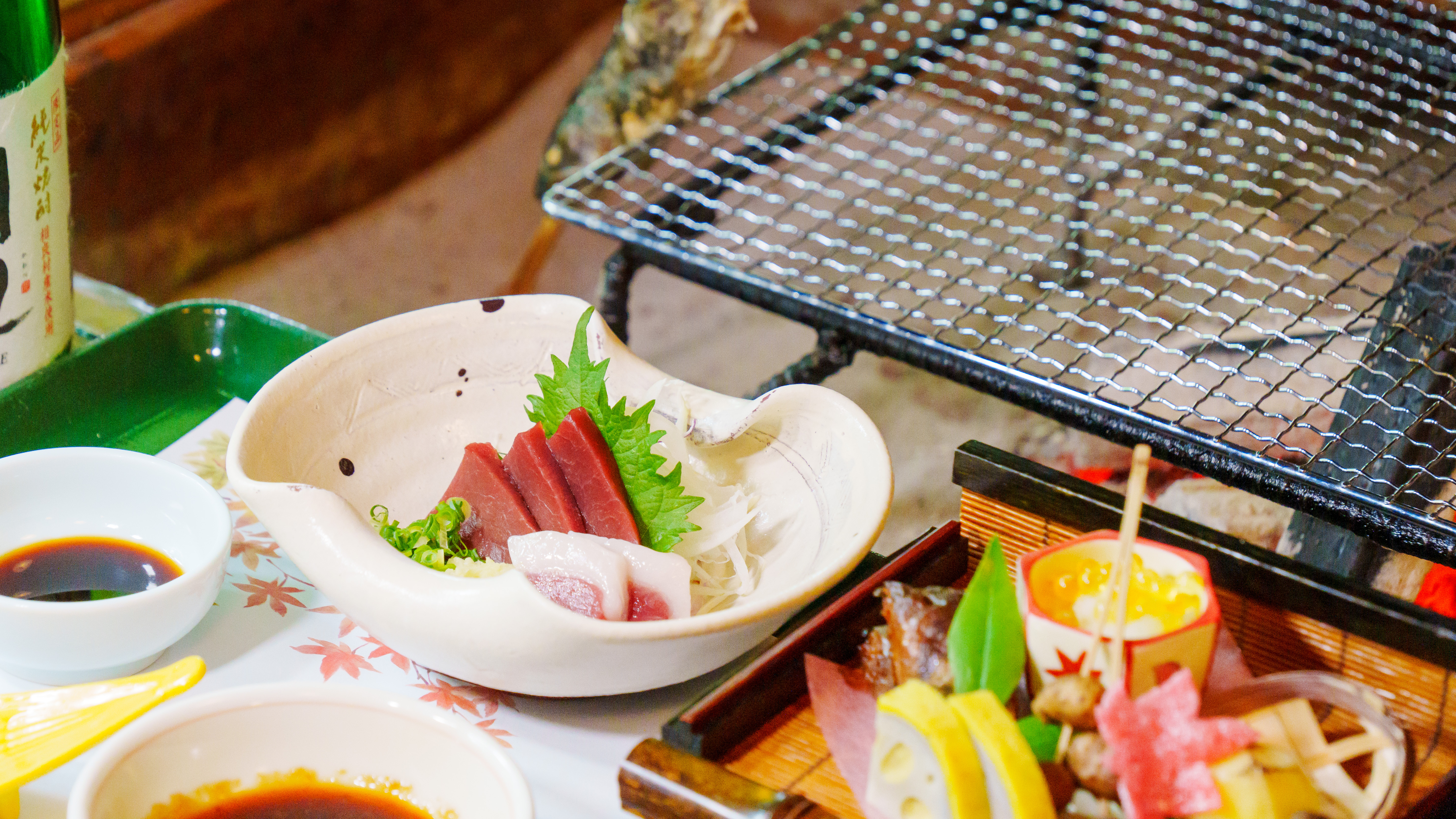 囲炉裏炭火焼プラン～馬刺し～