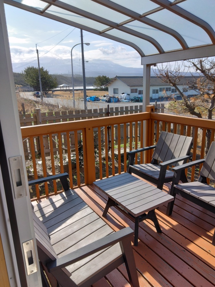 villa鳥海デッキから