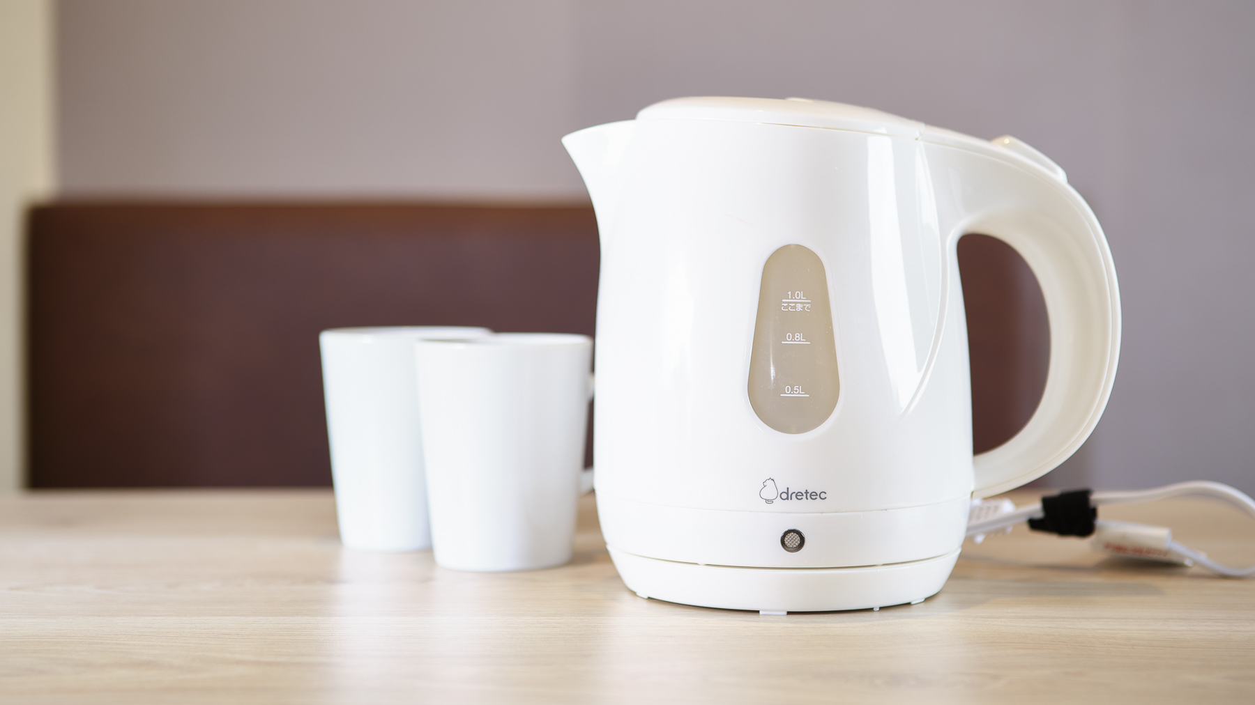 温かい飲み物や夜食などに便利！