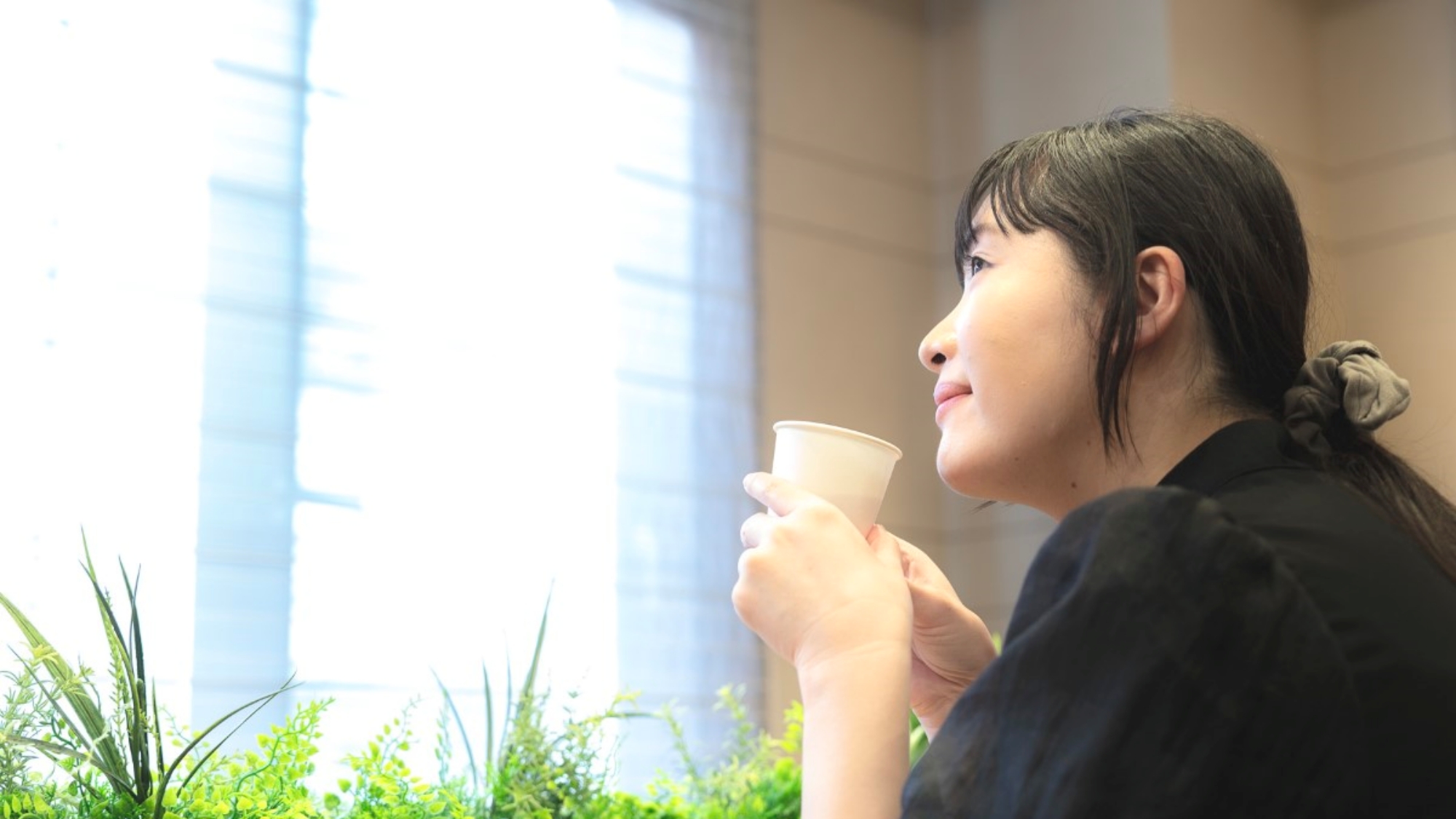 まるでカフェのような時間です