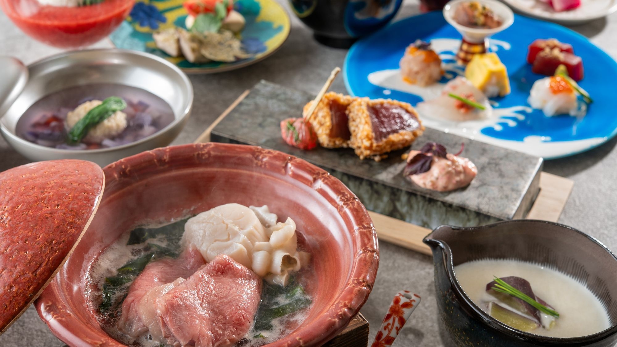 ＜1泊2食付き基本プラン＞【季節の会席】静岡県の旬を味わう和洋折衷の会席プラン