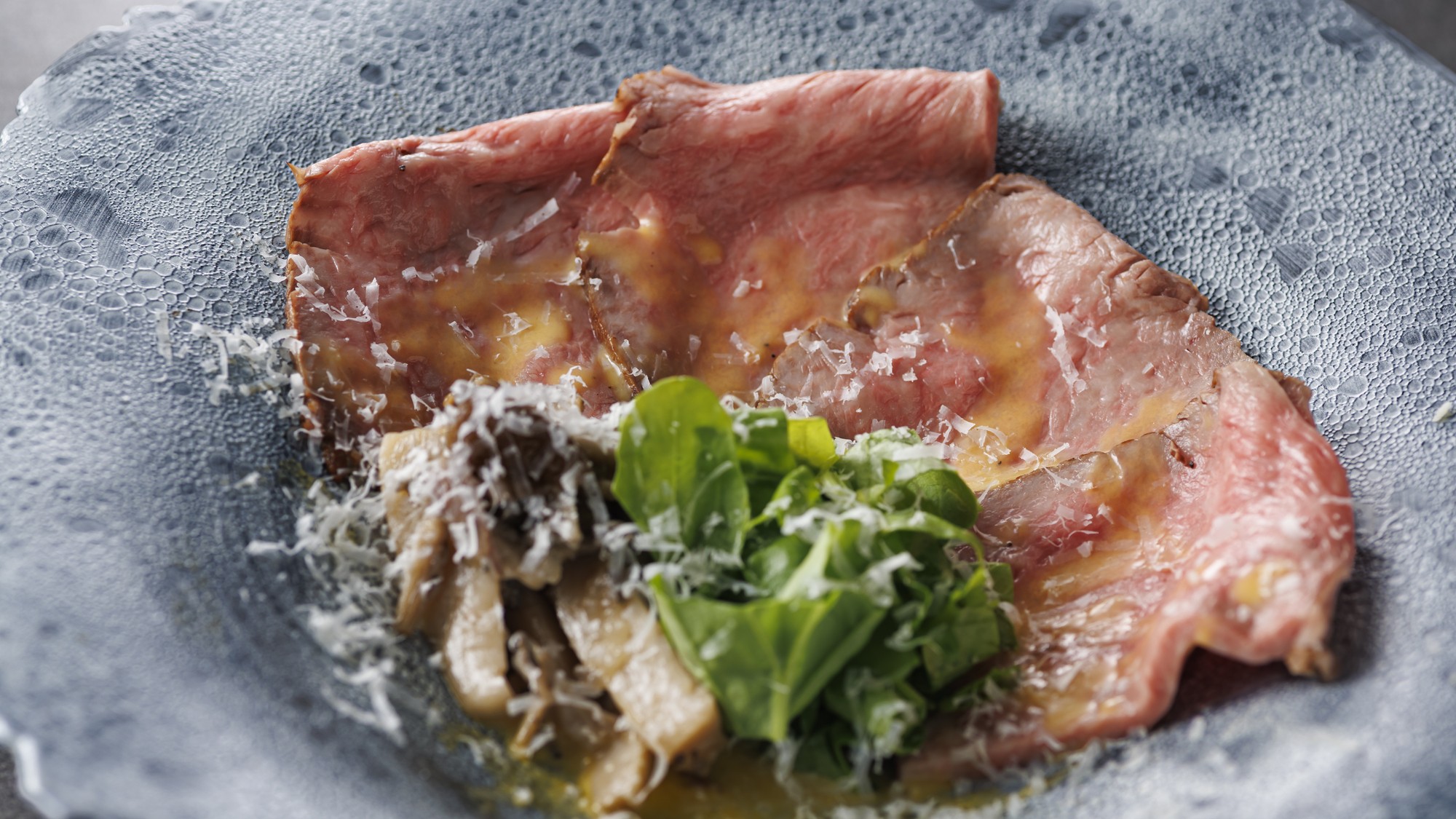 【特別会席】2025年冬　黒毛和牛のタリアータ