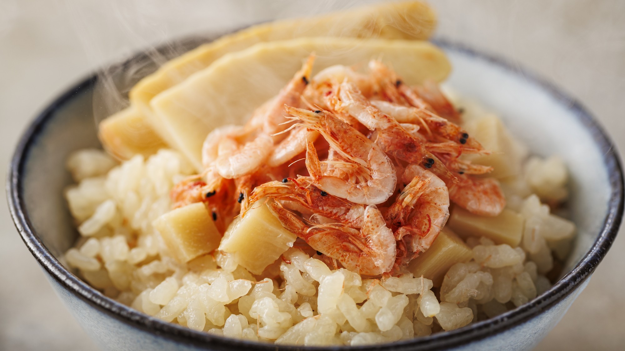 【季節の会席】2026年春　桜海老と筍炊き込みご飯