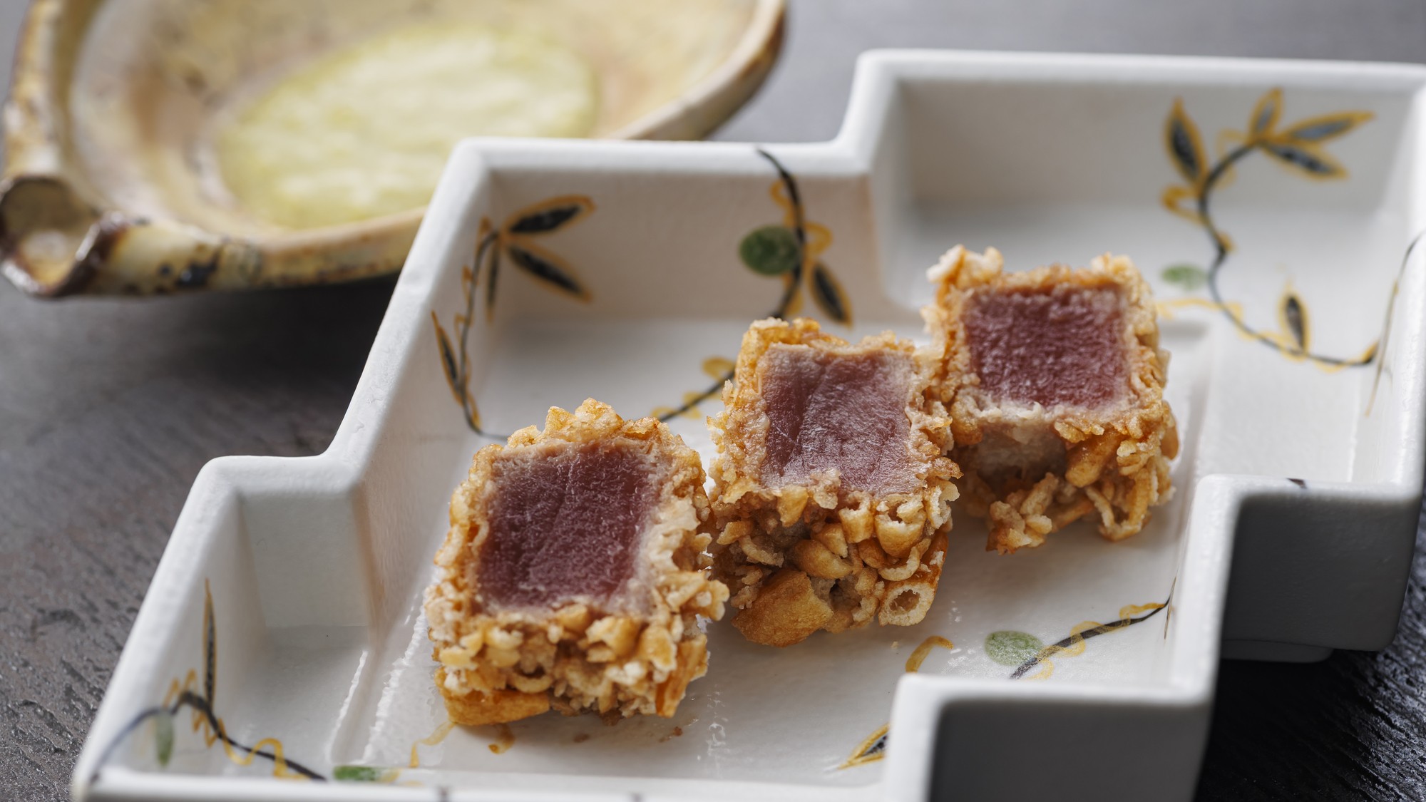 【特別会席】2025年冬　レア鰹のおかき揚げ