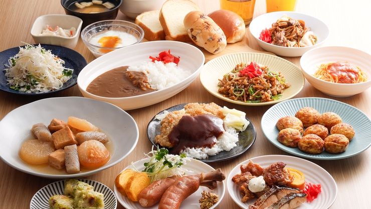 【連泊割】ご当地グルメも日替わりで登場♪名物！「朝カレー」で大満足な＜無料朝食ビュッフェ＞