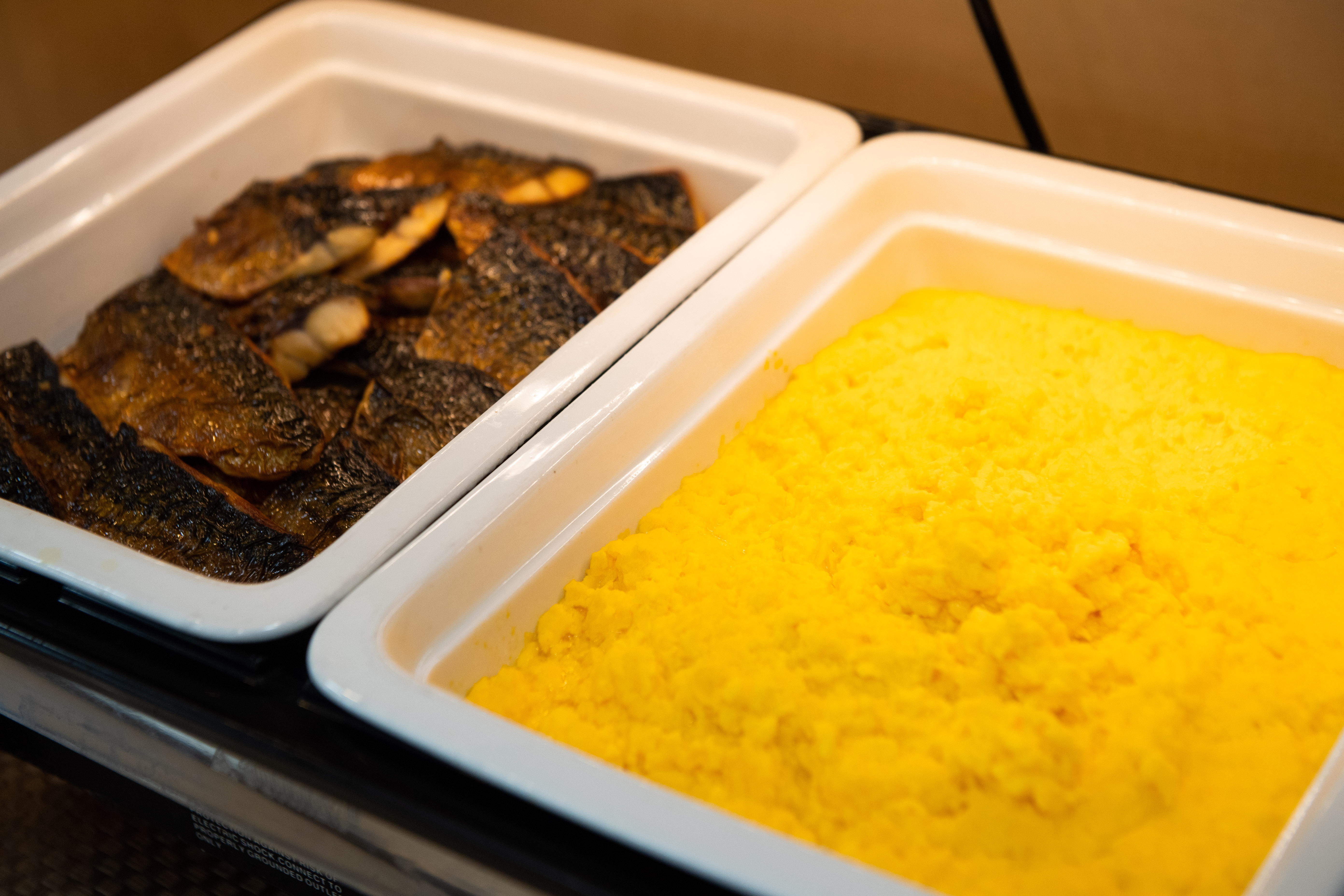 【無料朝食】魚・卵料理