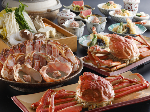【早割60◆10％OFF】選べる一品料理と特大4Lサイズのズワイガニ使用！1人約2杯のカニフルコース