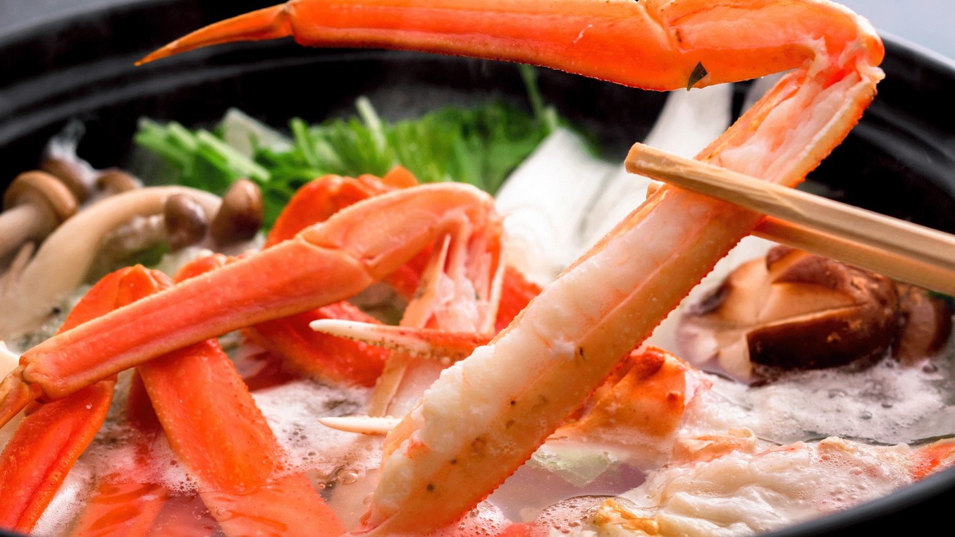 【冬〜春・スタンダード】当館人気No.1◆特大4Lサイズのズワイガニ使用！1人約2杯のカニフルコース