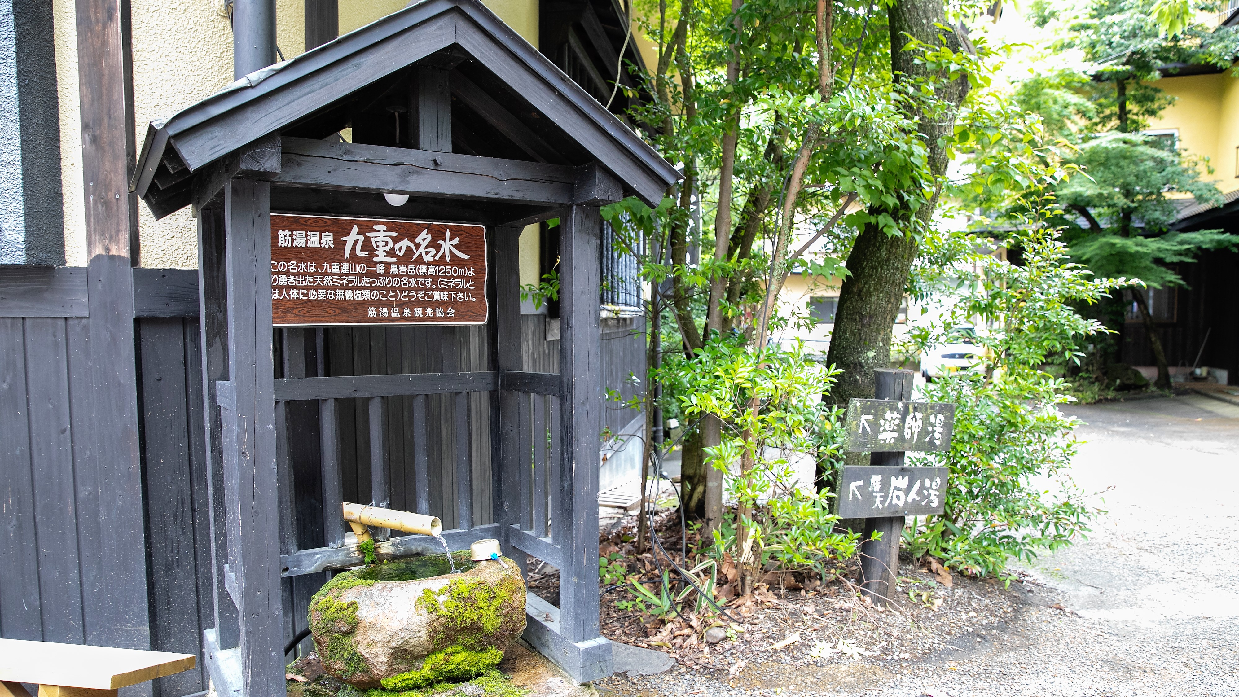 筋湯温泉：ミネラルたっぷりの九重の名水をお楽しみください