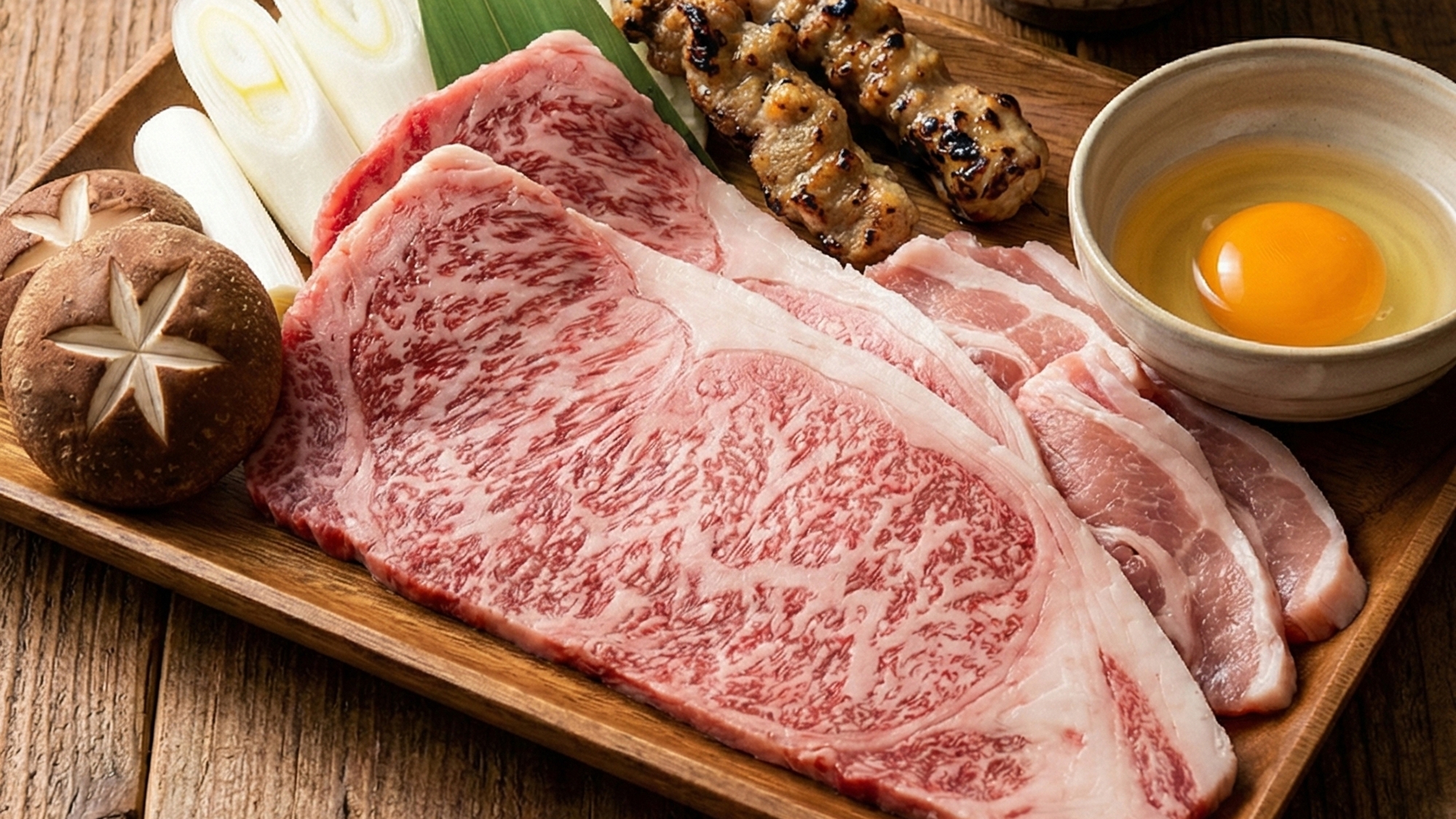 【焼きすき】焼いたしまね和牛をタレと卵に絡めて食べる、ちょっぴり贅沢なご夕食！