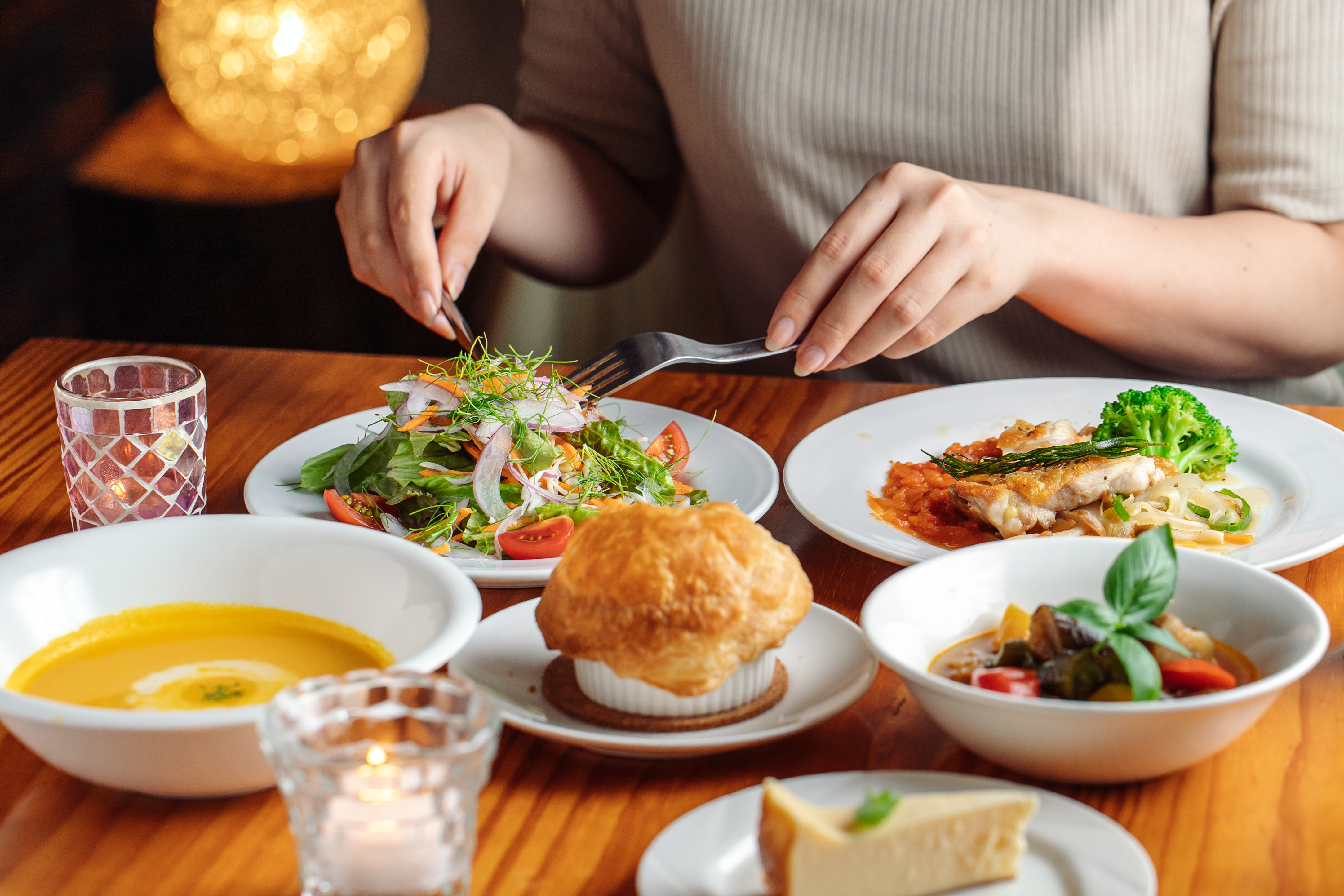 鳥取県内産の食材を多く使い化学調味料は使わない食材を活かした優しいお味です